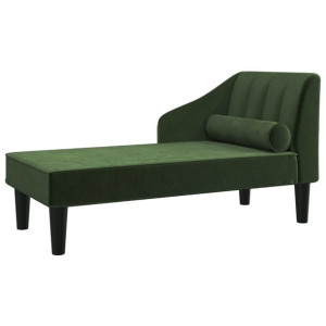 2-osobowa sofa, ciemnozielona, tapicerowana aksamitem