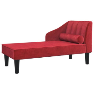 2-osobowa sofa, kolor czerwonego wina, tapicerowana aksamitem