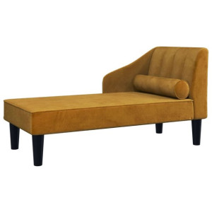 2-osobowa sofa, brązowa, tapicerowana aksamitem