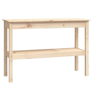 Stolik konsolowy, 110x40x75 cm, lite drewno sosnowe