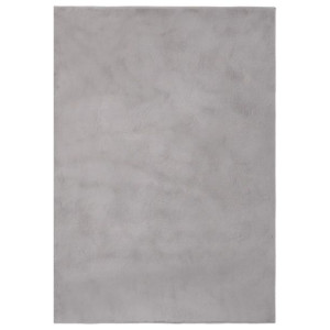 Dywan ze sztucznego futra królika, 180x270 cm, szary