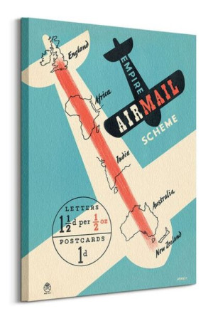 Empire Air Mail Scheme - obraz na płótnie 60x80 cm