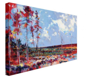 From Speech House Hill to Ruspidge - obraz na płótnie 80x60 cm