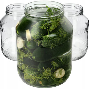 KADAX Słój Anna 2530ml fi100 TO-2650 pakiet 12szt