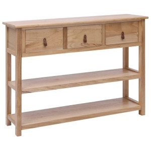 Szafka boczna, 108x30x76 cm, lite drewno paulowni