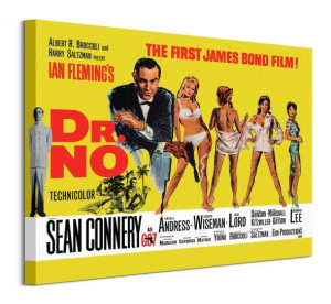 James Bond Dr. No - obraz na płótnie 50x40 cm