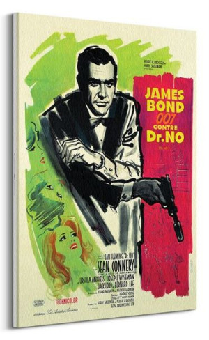 James Bond Dr. No - obraz na płótnie 85x120 cm