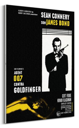 James Bond Goldfinger - obraz na płótnie 85x120 cm