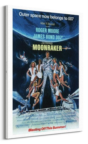 James Bond Moonraker - obraz na płótnie 85x120 cm