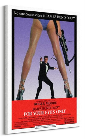 James Bond Tylko dla Twoich oczu - obraz na płótnie 85x120 cm