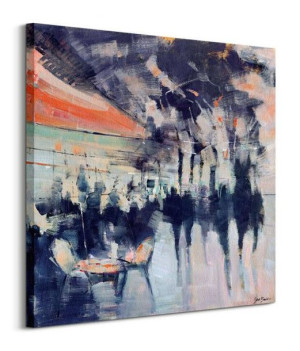 Knightsbridge Night Out - obraz na płótnie 85x85 cm