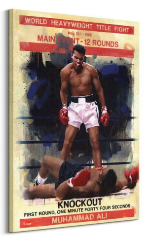 Knockout - obraz na płótnie 85x120 cm