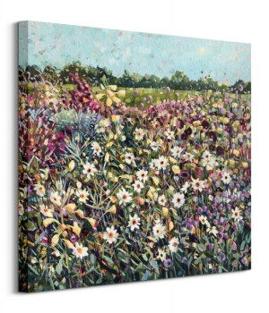Late Summer Garden - obraz na płótnie 60x60 cm