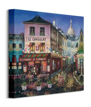 Le Consulat Paris - obraz na płótnie 40x40 cm