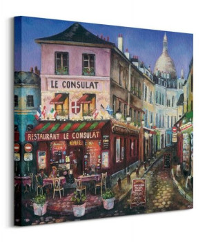 Le Consulat Paris - obraz na płótnie 60x60 cm