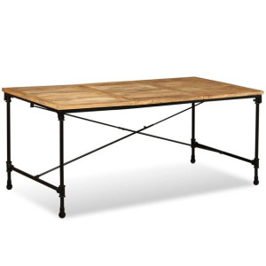 Stół jadalniany, lite drewno mango, 180 cm
