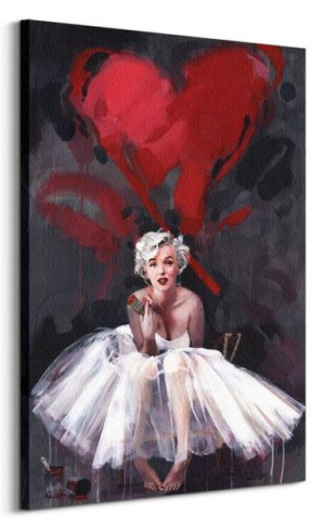 Marilyn Monroe Paint - obraz na płótnie 85x120 cm