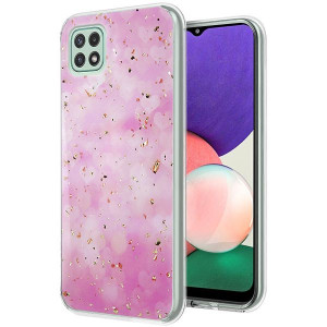 Etui Do Samsung Galaxy A22 5g Obudowa Gold Trendy
