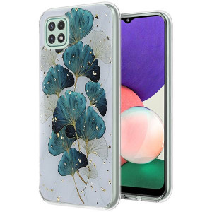 Etui Do Samsung Galaxy A22 5g Obudowa Gold Trendy