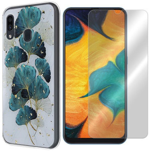 Etui Do Samsung Galaxy A30s Gold Trendy + Szkło 9h