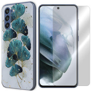 Etui Do Samsung Galaxy S21 Fe Gold Trendy + Szkło