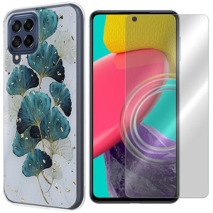 Etui Do Samsung Galaxy M53 5g Gold Trendy + Szkło