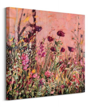 Mediterranean Garden 2 - obraz na płótnie 60x60 cm