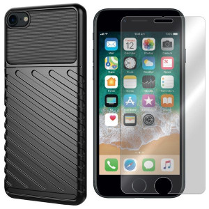 Etui Do Iphone Se 2020 Pokrowiec Thunder + Szkło