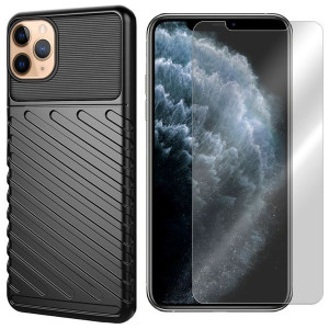 Etui Do Iphone 11 Pro Pokrowiec Thunder + Szkło 9h