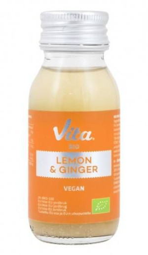 Vita BIO Shot owocowy jabłko-cytryna z imbirem 60 ml
