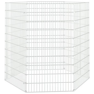 6-panelowa klatka dla królika, 54x100 cm, galwanizowane żelazo