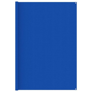 Wykładzina do namiotu, 250 x 600 cm, niebieska, HDPE