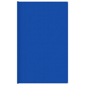 Wykładzina do namiotu, 400x400 cm, niebieska, HDPE