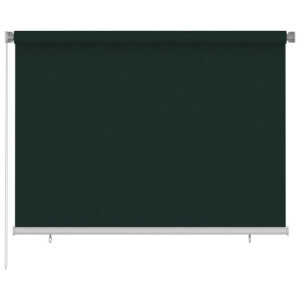 Roleta zewnętrzna, 200x140 cm, ciemnozielona, HDPE