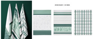 Ściereczki Kuchenne Set 50x70 Zielone Detexpol