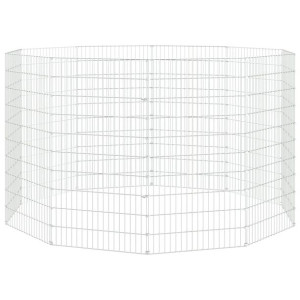 10-panelowa klatka dla królika, 54x100 cm, galwanizowane żelazo
