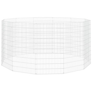 12-panelowa klatka dla królika, 54x100 cm, galwanizowane żelazo