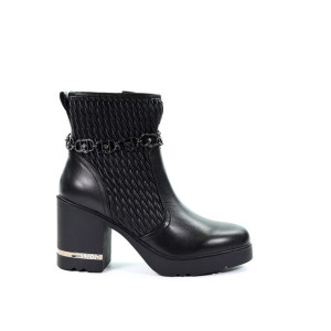 Damskie botki czarne LIU JO SF2113 PX136 22222 - Rozmiar: 39