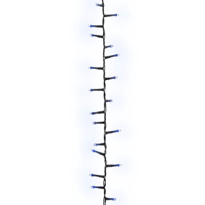 Lampki LED, 3000 diod, gęsto rozmieszczone, niebieskie, 30 m