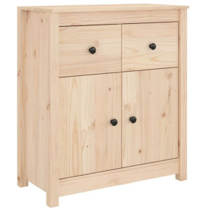Szafka, 70x35x80 cm, lite drewno sosnowe