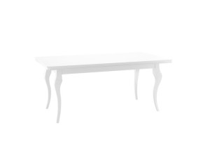 Stół rozkładany LARA 200/300x100x76 biały połysk