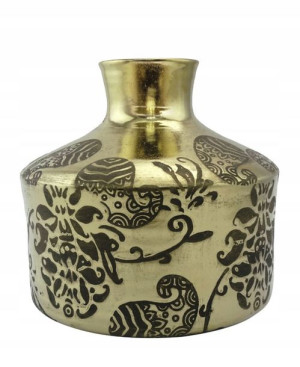 Ekskluzywny złoty wazon Golden Vase wys. 20 cm