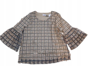 Elegancka złota bluzka CALVIN KLEIN L