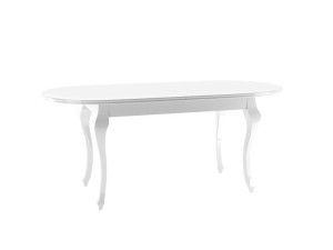 Stół rozkładany LOCA 140/180x80x76 biały połysk