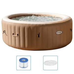 Intex Jacuzzi z hydromasażem, okrągłe, PureSpa, 196x71 cm