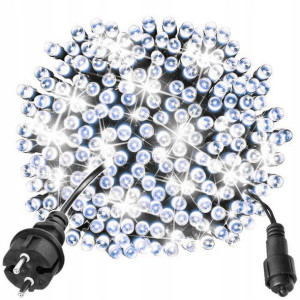 Lampki Choinkowe 1000 Led Zewnętrzne Stałe Flash