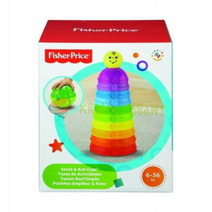 Fisher Price Kolorowe Kubeczki do Ustawiania