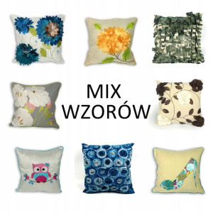 Poduszka z wkładem wiele wzorów i kolorów