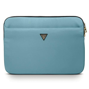 Guess Wsuwka GUCS13NTMLLB 13" niebieska Nylon Triangle Logo