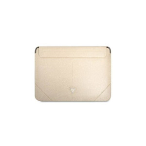 Guess wsuwka GUCS16PSATLE 16” beżowa Saffiano Triangle